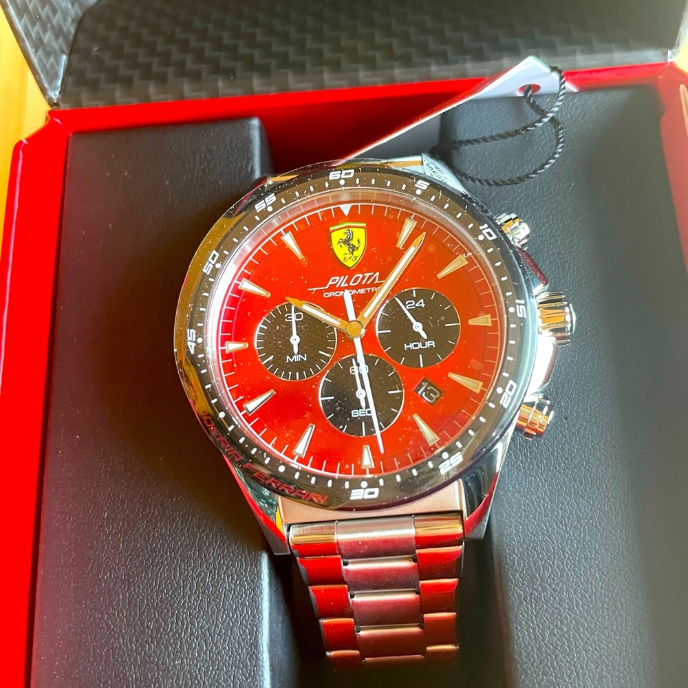 Brand NEW Ferrari Pilota watch.